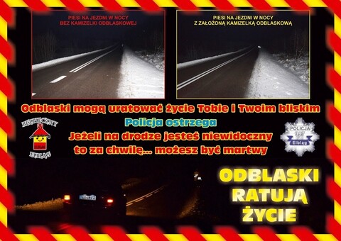 Odblaski ratują życie