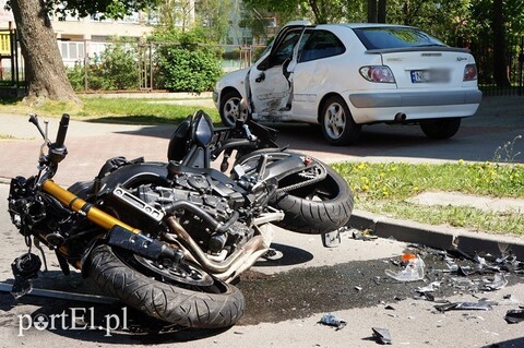 Oddaj krew dla motocyklisty