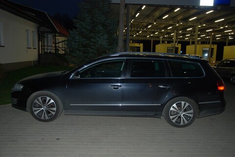 Odzyskany volkswagen passat