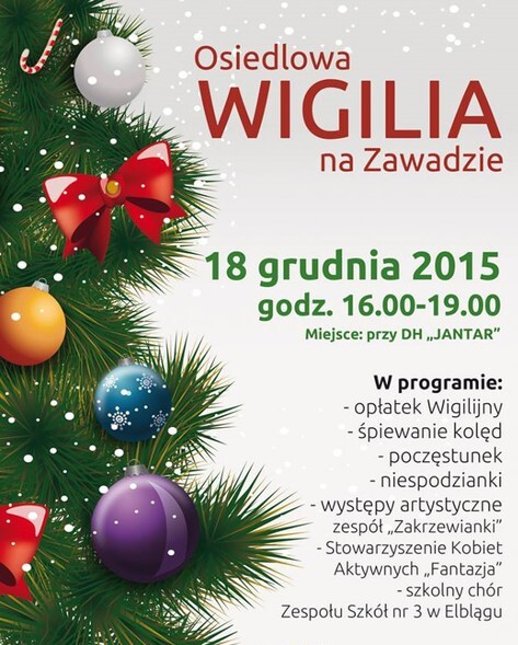 Osiedlowa wigilia na Zawadzie