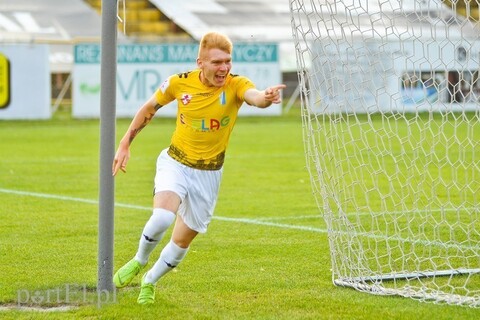 Oskar Ryk strzela dla Arki Gdynia