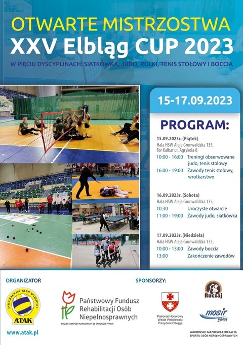 Otwarte Mistrzostwa XXV Elbląg CUP 2023