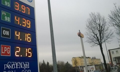 Paliwo poniżej 4 złotych