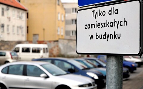 Parking wyłącznie dla mieszkańców