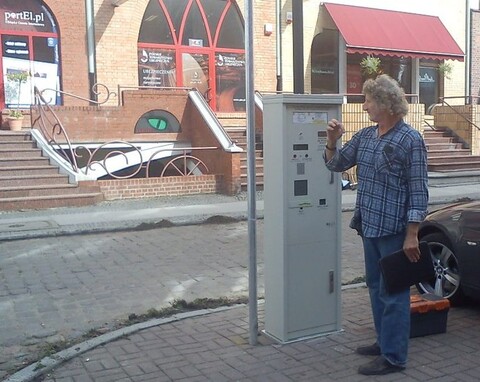 Parkomat z niespodzianką