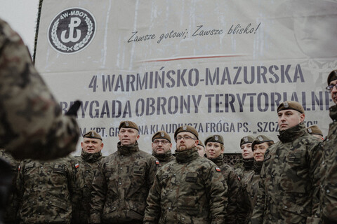Pierwsza promocja podoficerska terytorialsów