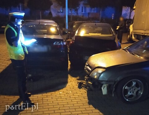 Pijany kierowca uszkodził cztery samochody