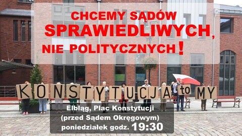 Pikieta pod sądem