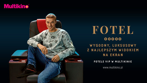Piotr Żyła promuje luksusowe fotele VIP w Multikinie