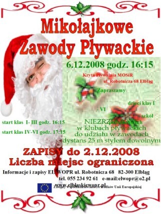Mikołajkowe Zawody Pływackie