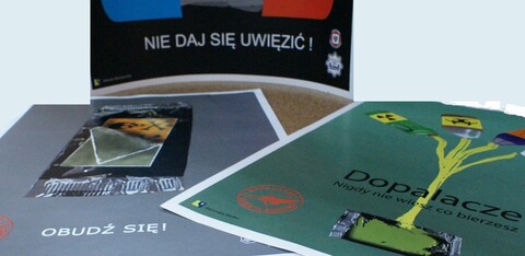 Plakaty przeciw dopalaczom