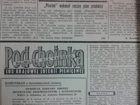 Plastyk wykonał roczny plan produkcji