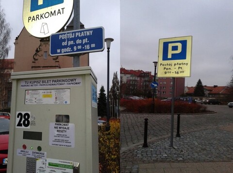 Płatne parkowanie przed UM