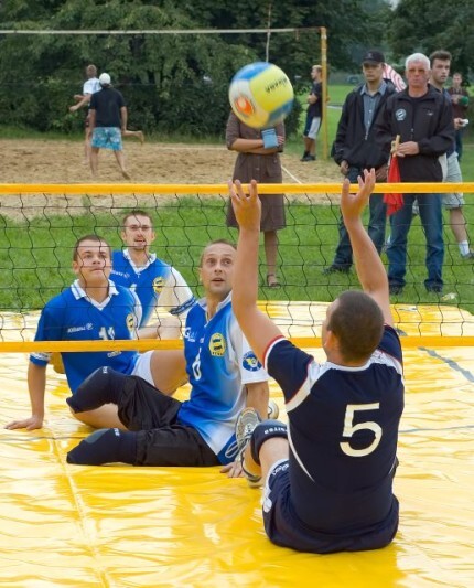 Plażowa na siedząco (siatkówka)