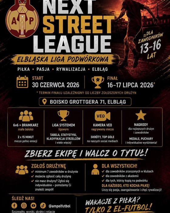Podwórkowa piłka dostanie własną ligę