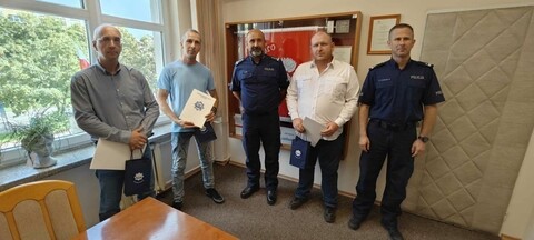 Podziękowanie za uratowanie życia