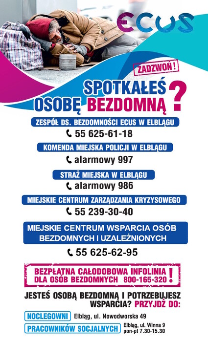 Pomoc dla bezdomnych