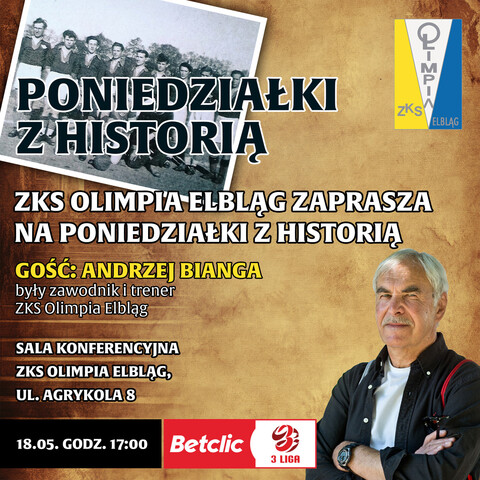 Poniedziałki z historią. Gościem Andrzej Bianga