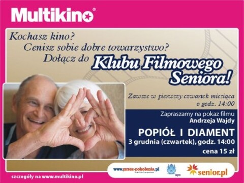 „Popiół i diament” w filmowym klubie seniora