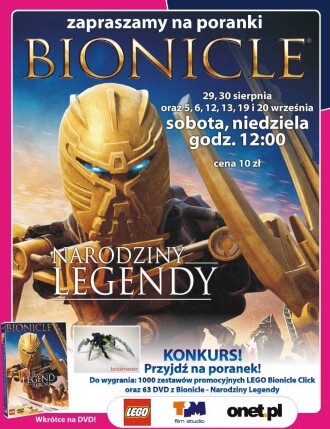Poranki z Bionicle...