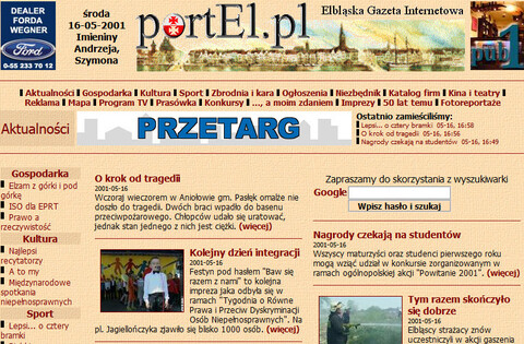 Osiemnastka portElu