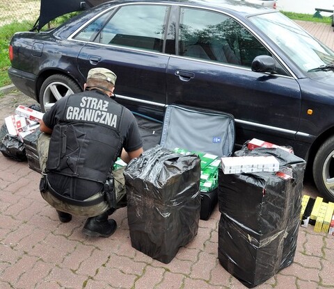 Pościg za Audi z papierosami