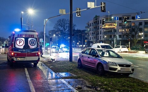 Potrącenie na nowym przejściu na Grunwaldzkiej