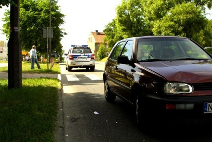 Potrącenie na przejściu