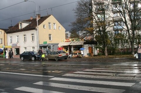 Potrącenie na przejściu dla pieszych