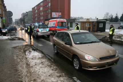 Potrącił na przejściu