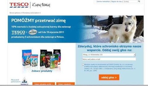 Potrzeba więcej głosów ! Pomóż zwierzakom przetrwać zimę