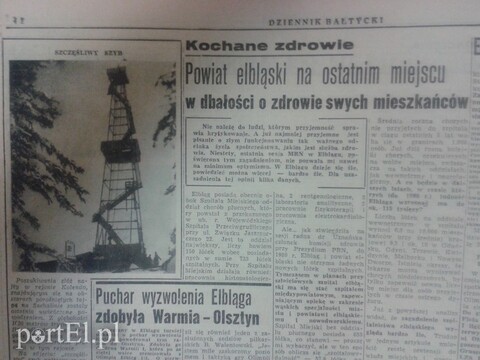 Powiat elbląski na ostatnim miejscu w dbałości o zdrowie swych mieszkańców