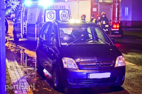 Pożar dachu i potrącenie kobiety w Pasłęku