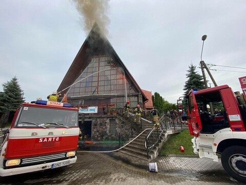 Pożar kościoła w Kępkach