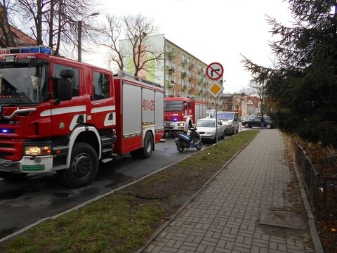 Pożar mieszkania w Braniewie