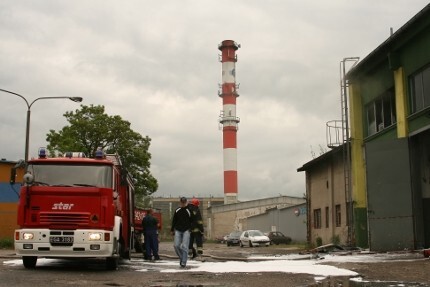 Pożar przy ulicy Dojazdowej