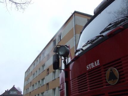 Pożar przy Żeglarskiej