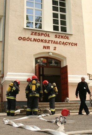 Pożar w II LO