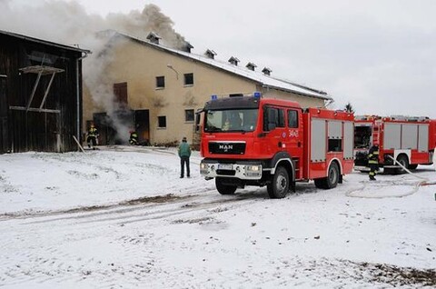 Pożar w Karczowiskach Górnych