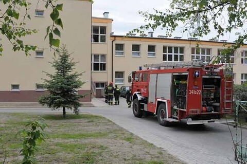 Pożar w ośrodku na Kopernika