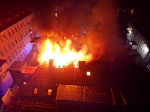 Pożar w Szpitalu Miejskim