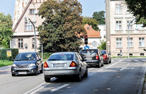 Prace drogowe na ulicy Żeromskiego