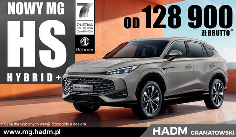 Nowy MG HS Hybrid+ już wkrótce w salonie HADM Gramatowski