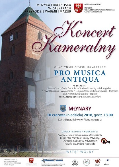 Pro Musica Antiqua wystąpi w Młynarach