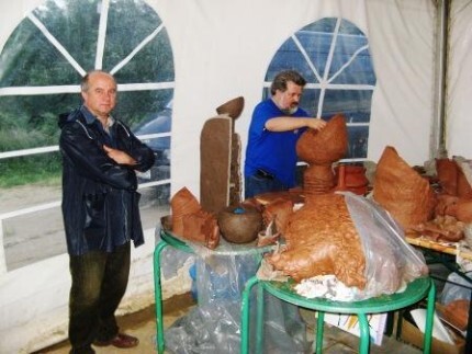 Deszczowy plener
