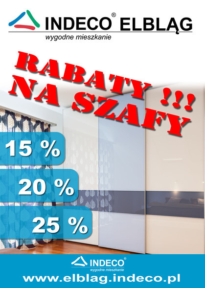 Promocja na szafy Indeco Elbląg