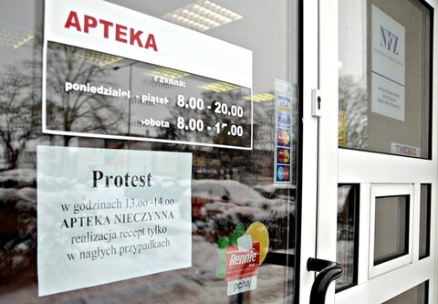 Protest w aptekach