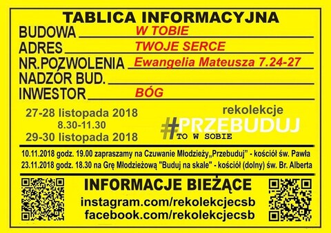 Przebuduj to w sobie, czyli rekolekcje dla uczniów