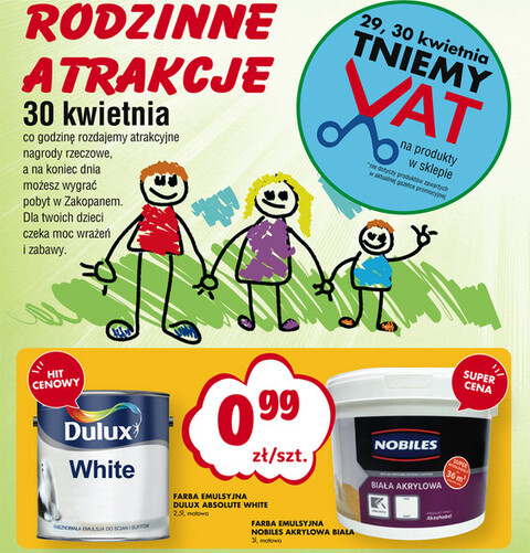 Przed majówką … na zakupy taniej o VAT