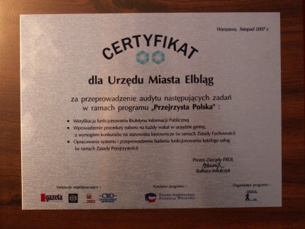 Przejrzysty Urząd Miejski